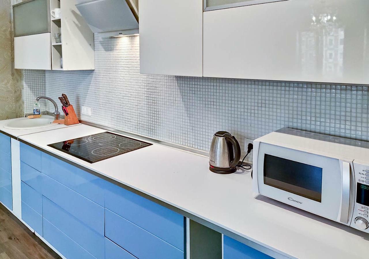 Appartement Grunvald Lux à Kiev Extérieur photo
